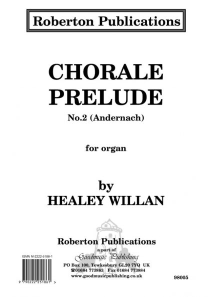 Chorale Prelude No 2 (Andernach)