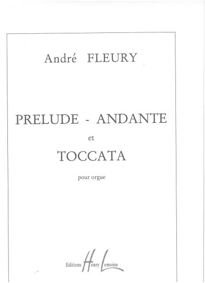 Prelude, Andante & Toccata