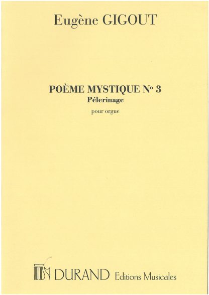 Poemes Mystiques: No 3 Pelerinage