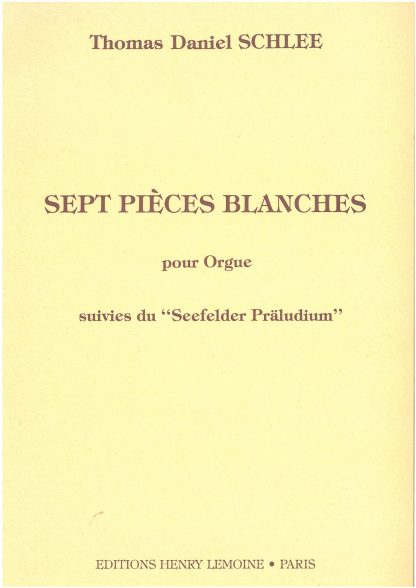 Sept Pieces Blanches