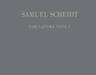 Tabulatura nova, Teil I