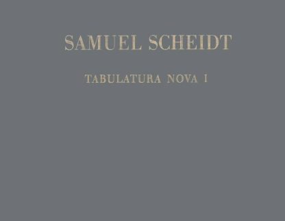 Tabulatura nova, Teil I