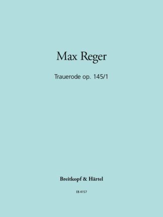 Sieben Orgelstucke Op 145: No 1 Trauerode