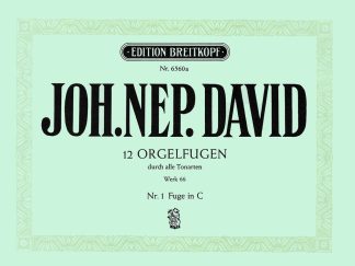 Twelve Orgelfugen Wk 66, Heft 1 C