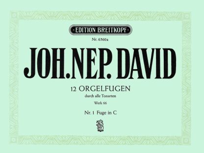 Twelve Orgelfugen Wk 66, Heft 1 C