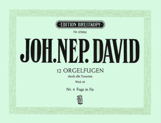 Twelve Orgelfugen Wk 66 Heft 4 Fis