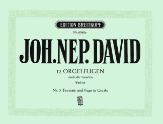 Twelve Orgelfugen Wk 66 Heft 5 Gis