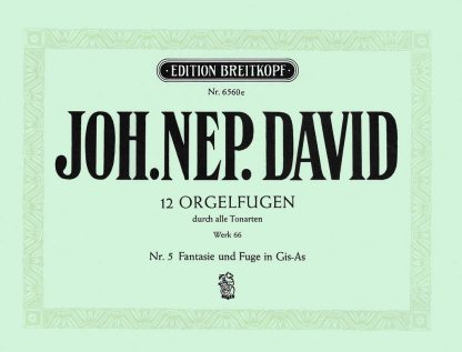 Twelve Orgelfugen Wk 66 Heft 5 Gis
