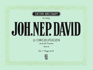 Twelve Orgelfugen Wk 66, Heft 7 H