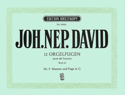 Twelve Orgelfugen Wk 66, Heft 9 G
