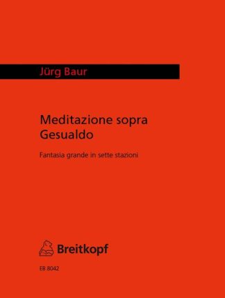 Meditazione Sopra Gesualdo