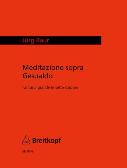 Meditazione Sopra Gesualdo