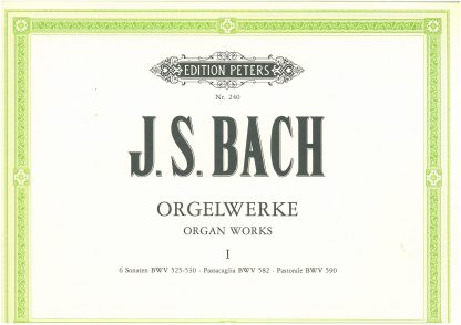 J S Bach Complete Organ Works in 9 volumes: Vol 1