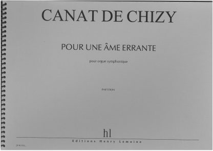 Pour une ame errante for organ