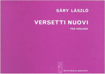 Versetti Nuovi for organ