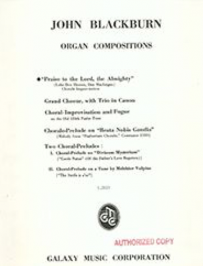 The Praise to the Lord Almighty: Choral Improvisations on