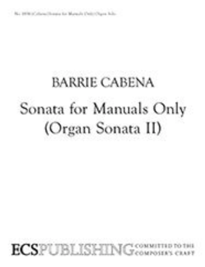 Sonata for Manuals Only (Organ Sonata II)