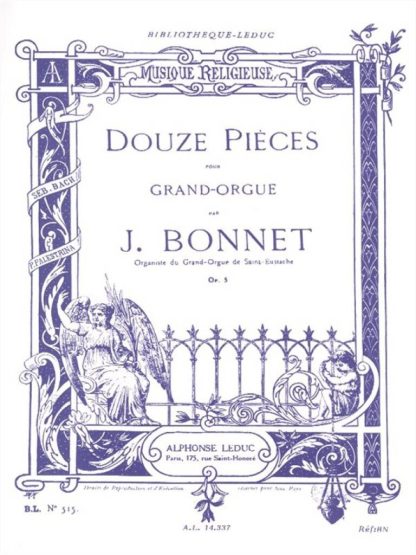 12 Pieces for Organ Vol 1 Op 5