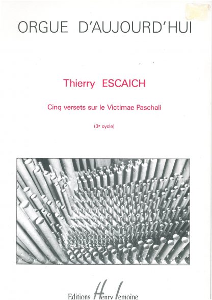 Five Versets sur le Victimae Pachali