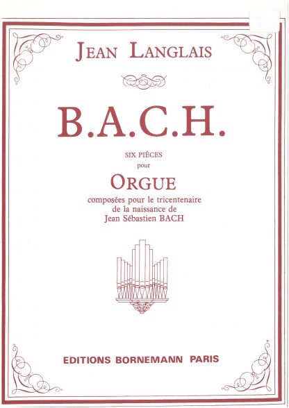 BACH: Six pieces for organ