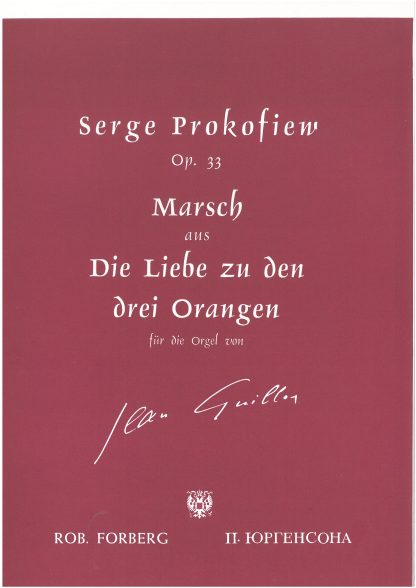 March on Die Liebe zu den drei Orangen Op 33