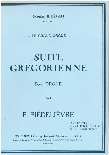 Suite Gregorienne for Organ