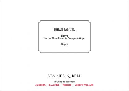 Eryri (No 1 of Three Pieces for Trumpet & Organ)