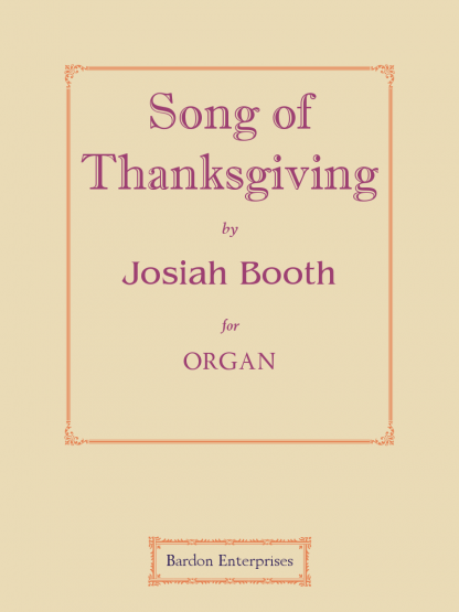 Song of Thanksgiving