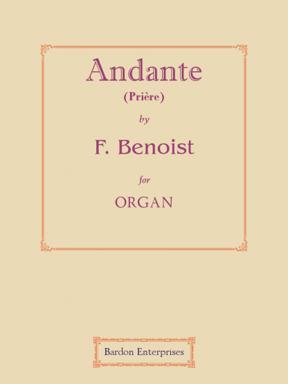 Andante (Priere) in E flat