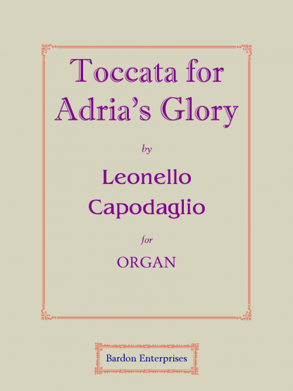 Toccata - For Adria’s Glory