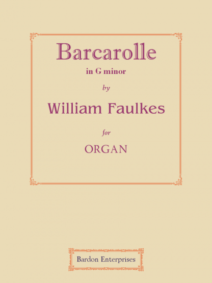 Barcarolle in G minor (Op. 105)