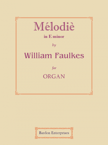 Mélodie in E minor (Op. 138/4)