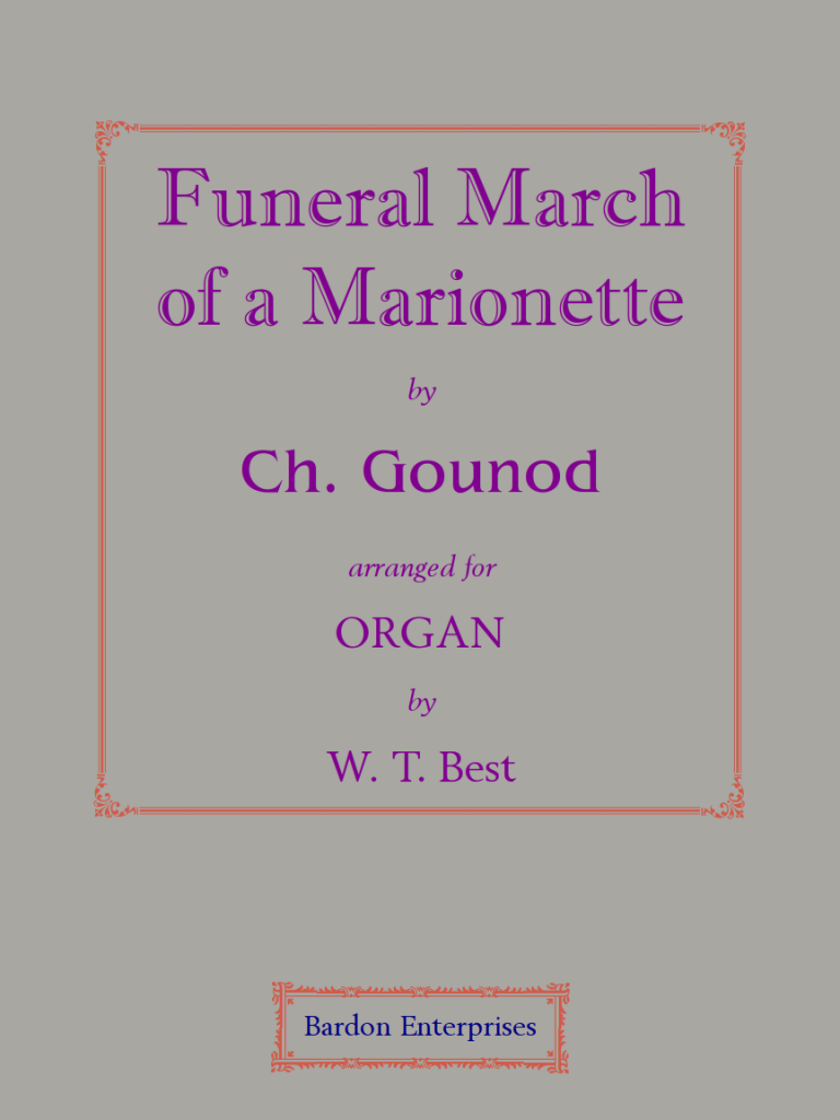 Funeral March of a Sheet Organ Music