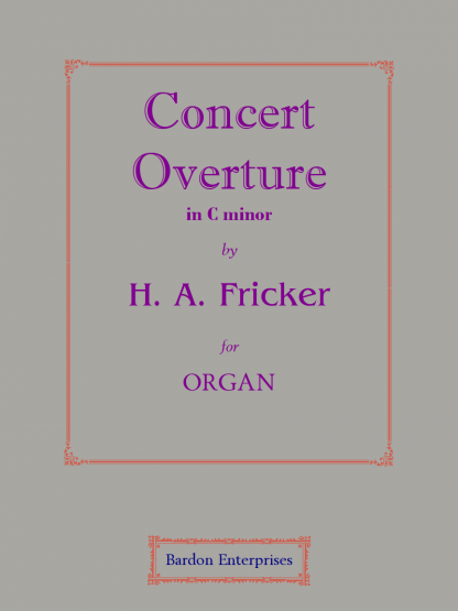 Concert Overture in C minor