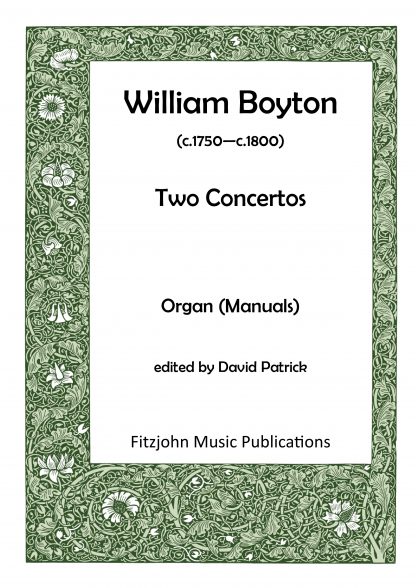 Two Concertos (manuals only)