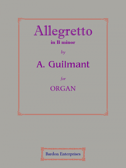 Allegretto en si min (in B minor)