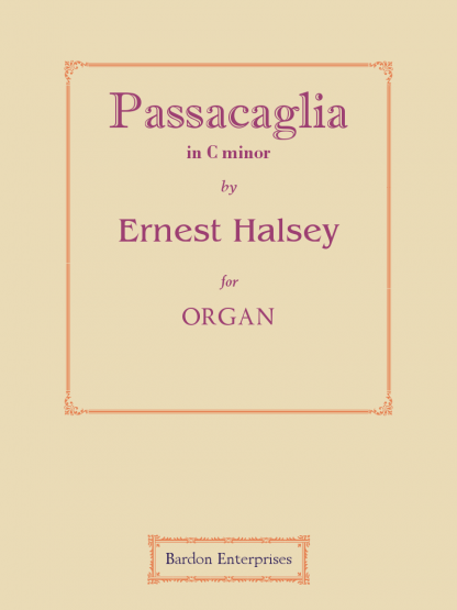 Passacaglia in C minor