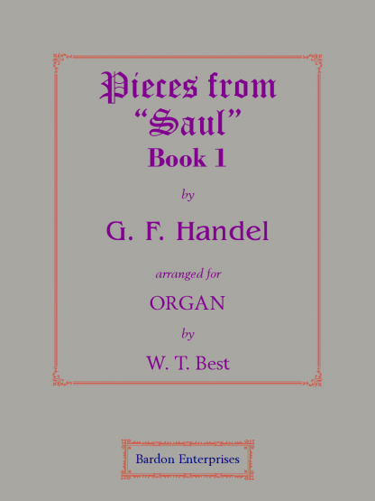 Pieces from the Oratorio “Saul” Book 1