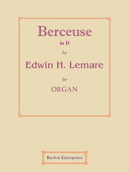 Berceuse in D