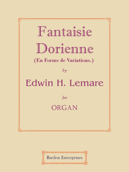 Fantaisie Dorienne (en forme de variations) (Op. 101)