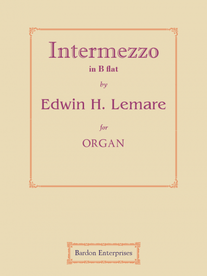 Intermezzo in B flat (Op. 39)