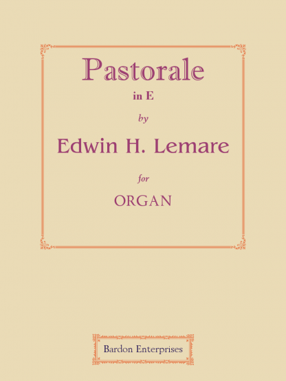 Pastorale in E