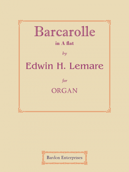 Barcarolle in A flat