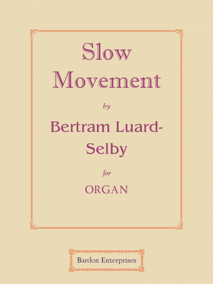 Slow movement (from the first pianoforte & string quartet)