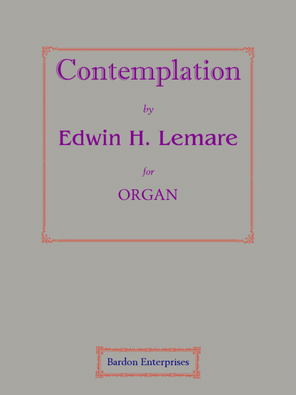 Contemplation in D minor (Op. 42)