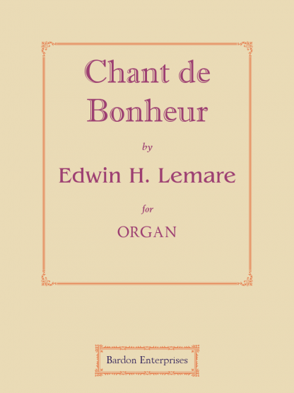 Chant de Boneur (Op. 62)