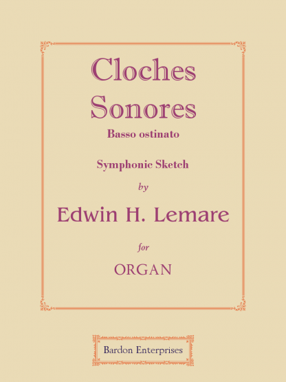 Cloches Sonores (Basso Ostinato) - Symphonic sketch (Op. 63)