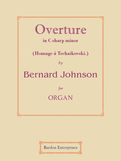 Overture in C sharp minor (Homage à Tschaikowski)