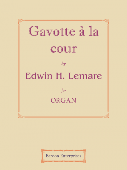 Gavotte à la cour (Op. 84)