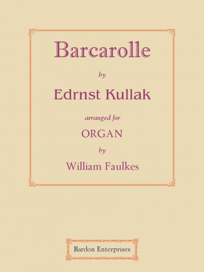 Barcarolle (Op. 30) (arr. by William Faulkes)